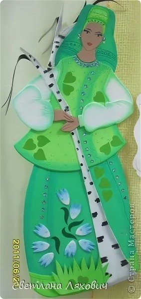 Образ весны поделка