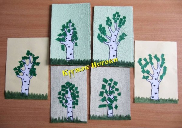 Аппликация в старшей группе