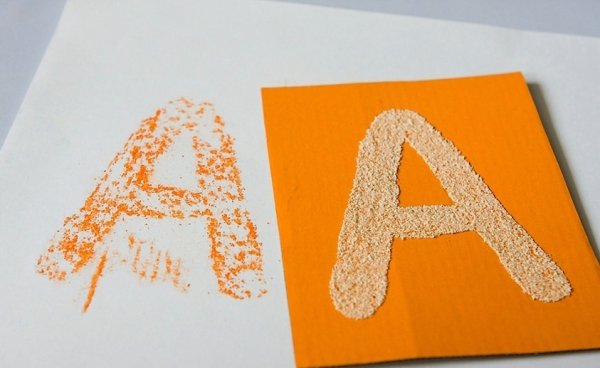 Поделка буква алфавита