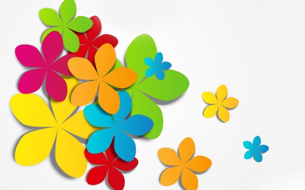 Цветочки для аппликации