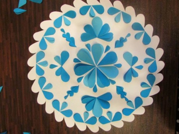 Аппликация Гжель