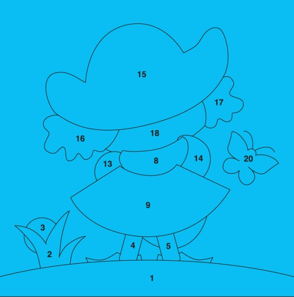 Вырезная аппликация из ткани