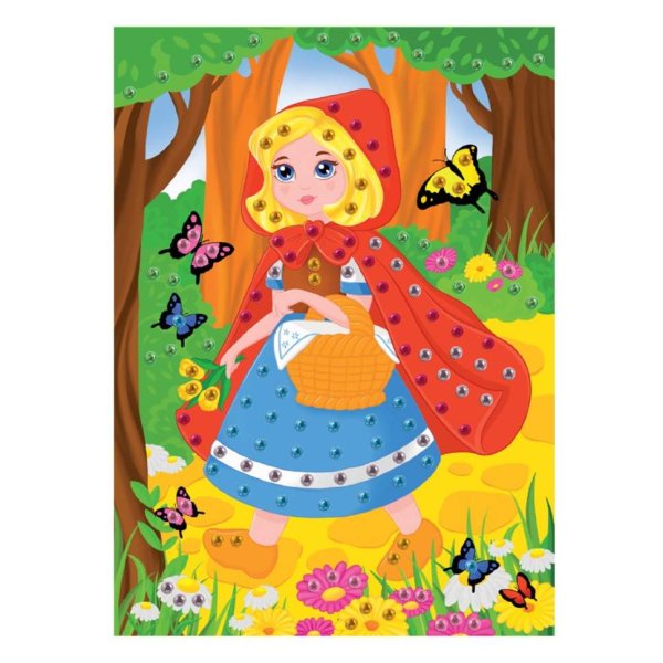 Аппликация красная шапочка средняя группа