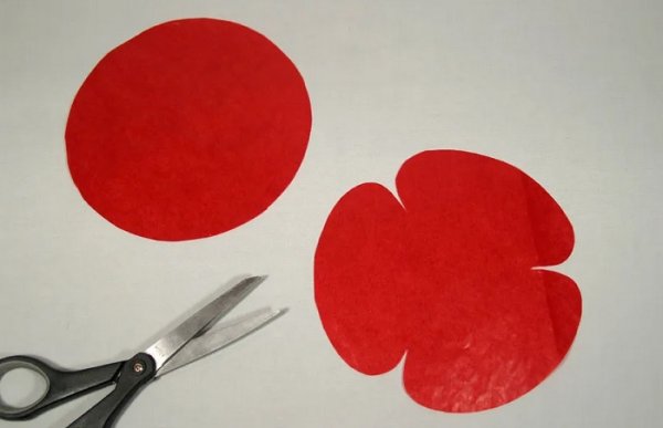 Поделка маки из бумаги