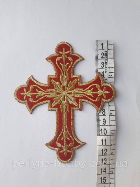 Аппликация крест текстиль интернет-магазин