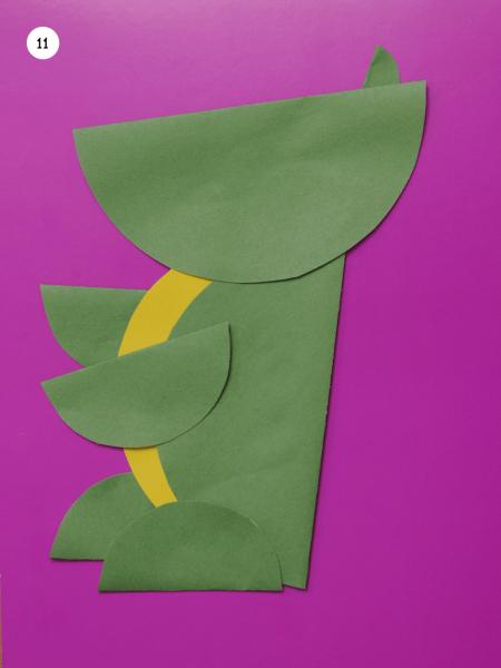 Аппликация из кругов