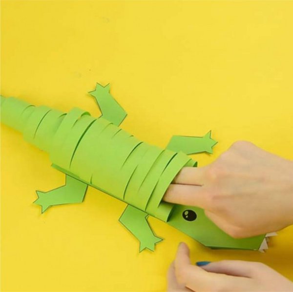 Крокодил из бумаги