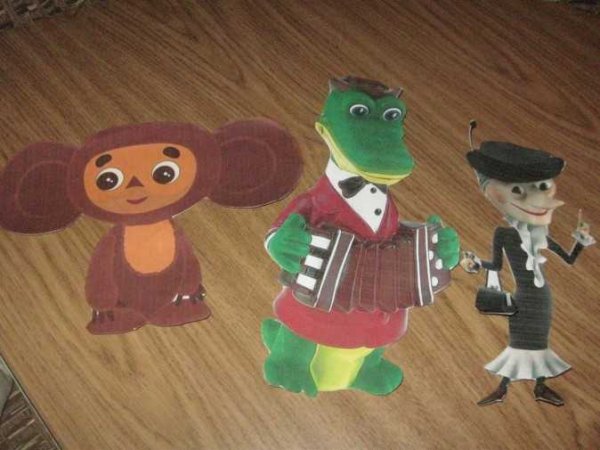 Поделка Чебурашка из бумаги