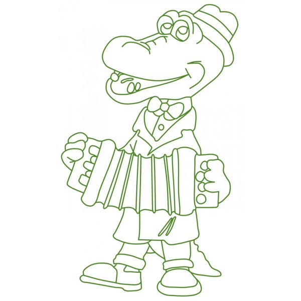 Раскраски Чебурашка и крокодил Гена