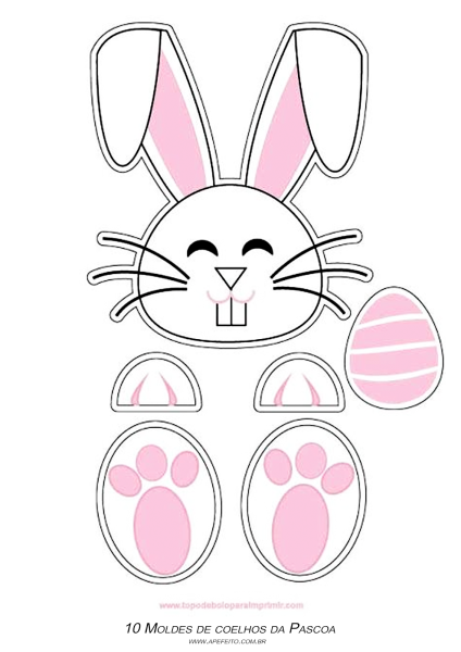 Мордочка и лапки зайчика