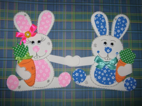 Поделка зайчик