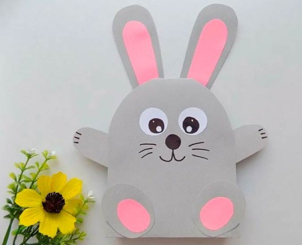 Поделка заяц