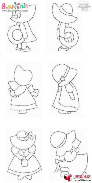 Аппликации из ткани крошка Сью выкройки