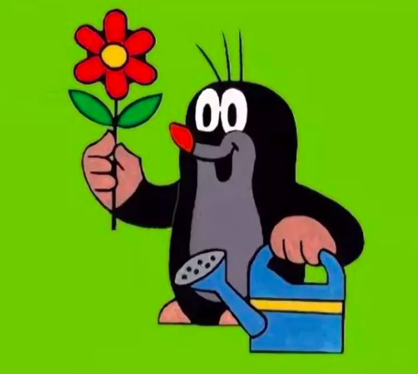 Krtek Кротик и бульдозер