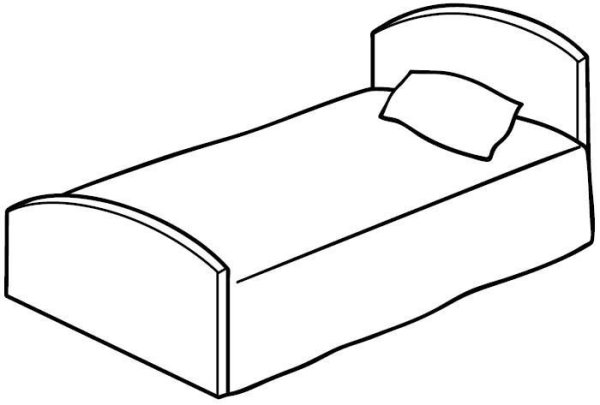 Кровать рисунок