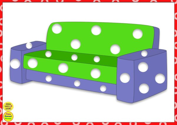 Пластилиновые заплатки мебель для малышей