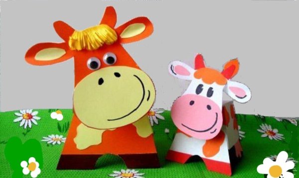 Поделка корова своими руками