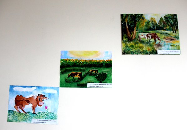 Поделка на лугу пасутся