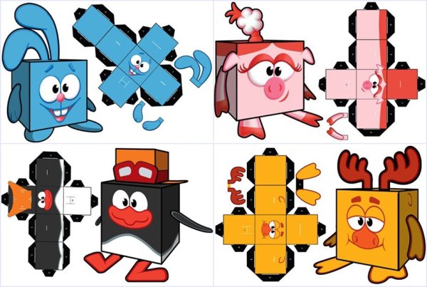 Игрушки из бумаги