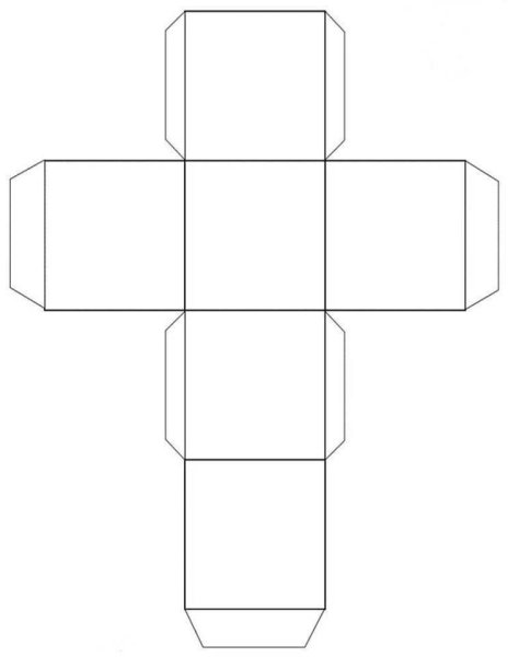 Куб развертка