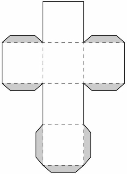 Куб развертка