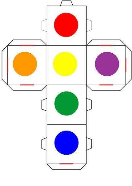 Светофор объемный из бумаги