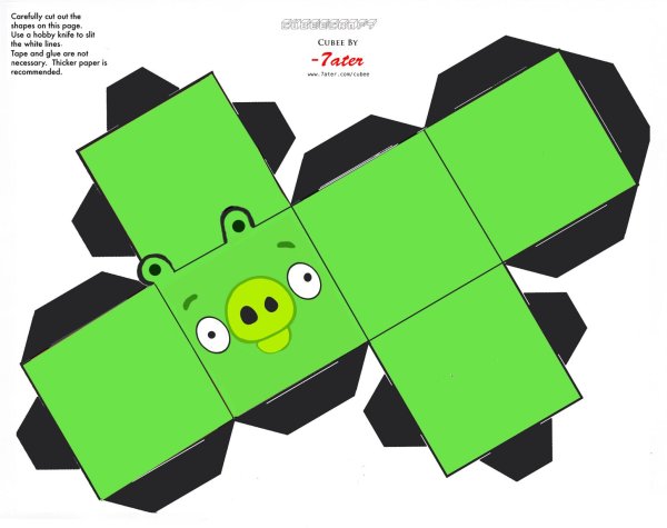 Поделки из бумаги Энгри бердз