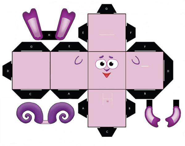 Поделка развертка