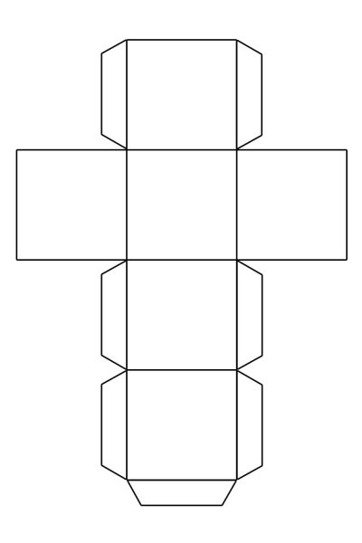Схема развертки Куба