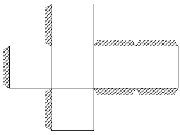 Развертка Куба д 20