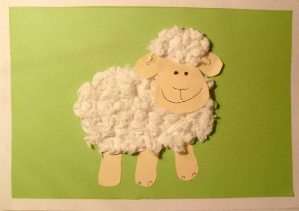 Барашек поделка для детей
