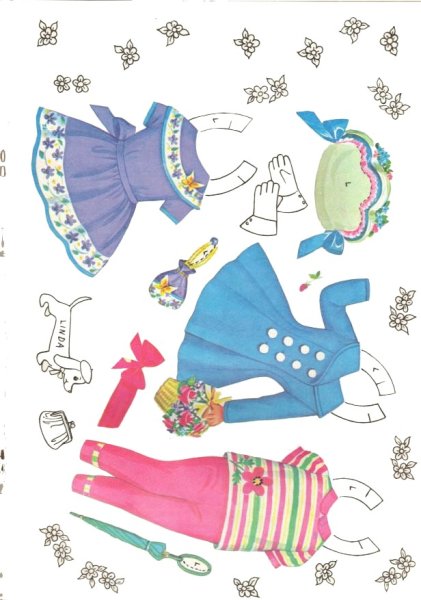 Кукла аппликация для детей