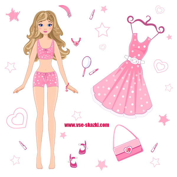 Бумажные куклы Барби