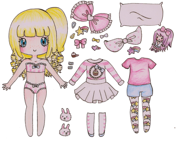 Бумажные куклы папер дол