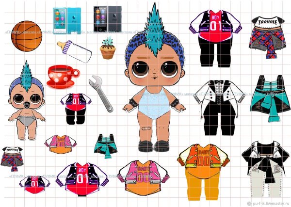 ЛОЛ Одевашки куколки ЛОЛ мальчики