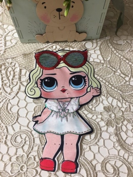 Аппликация куколки lol