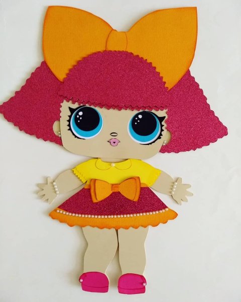 Кукла ЛОЛ из фетра