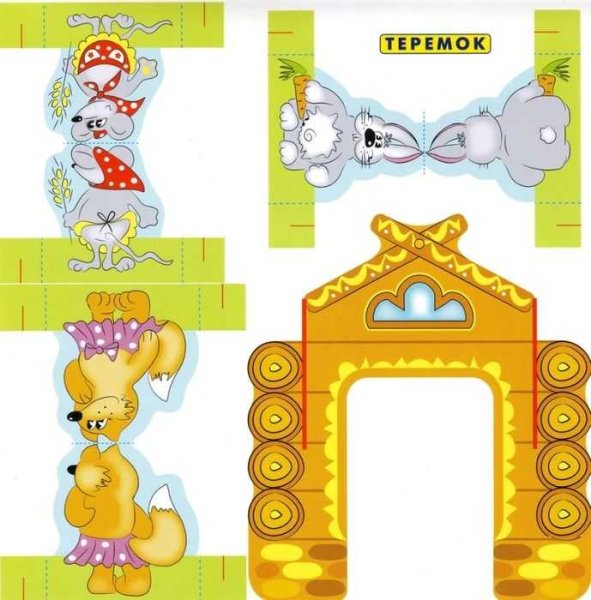 Кукольный настольный театр Теремок