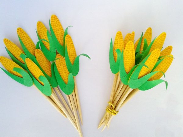 Поделка кукуруза