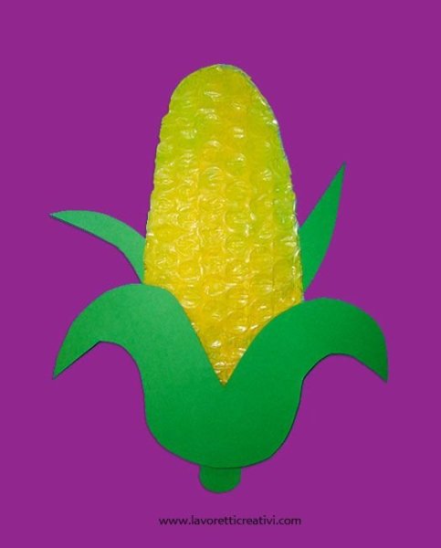 Поделка кукуруза