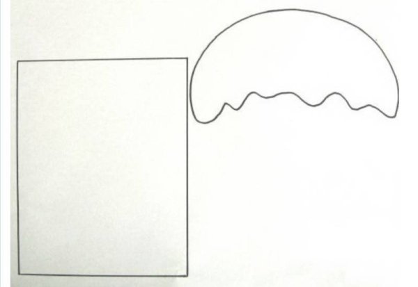 Шаблон кулича для аппликации