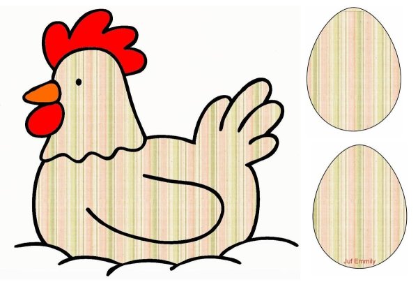 Курица из картона