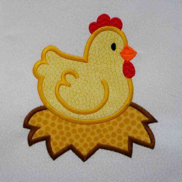 Аппликация курица