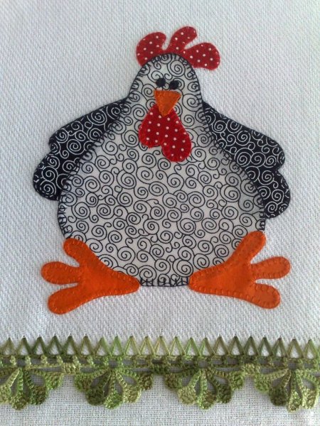 Курочка из фетра