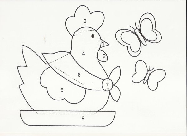 Трафареты для аппликаций на ткани