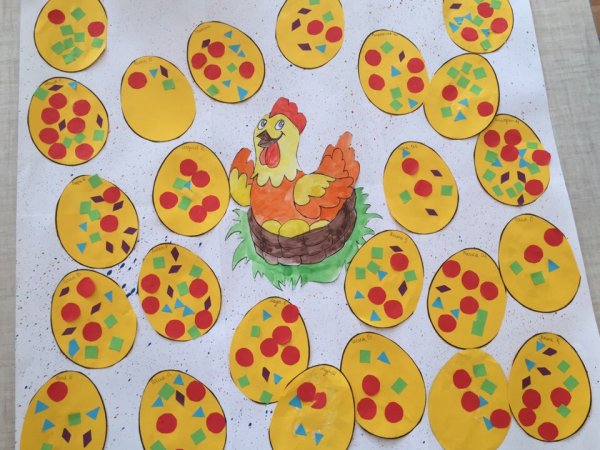 Рисование яйца в средней группе