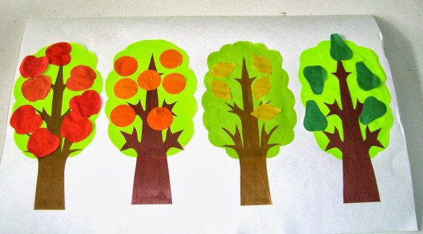 Деревья старшая группа