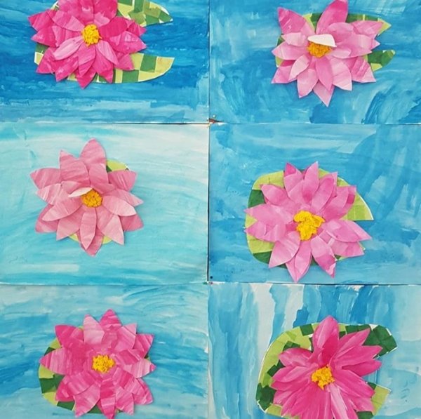 Аппликация водяная Лилия