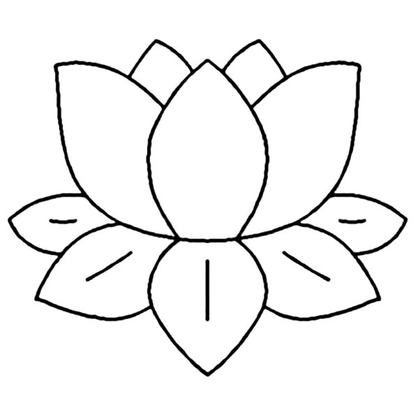 Цветы шаблон для аппликации