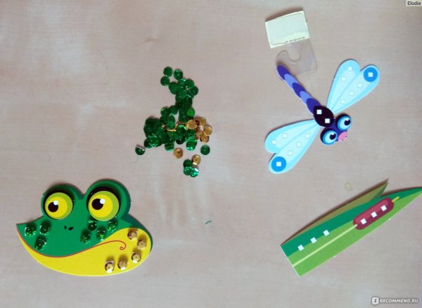 Объемная аппликация кузнечик